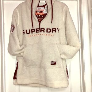 Superdry Mountain Sherpa Halfzipped Overhead Hood